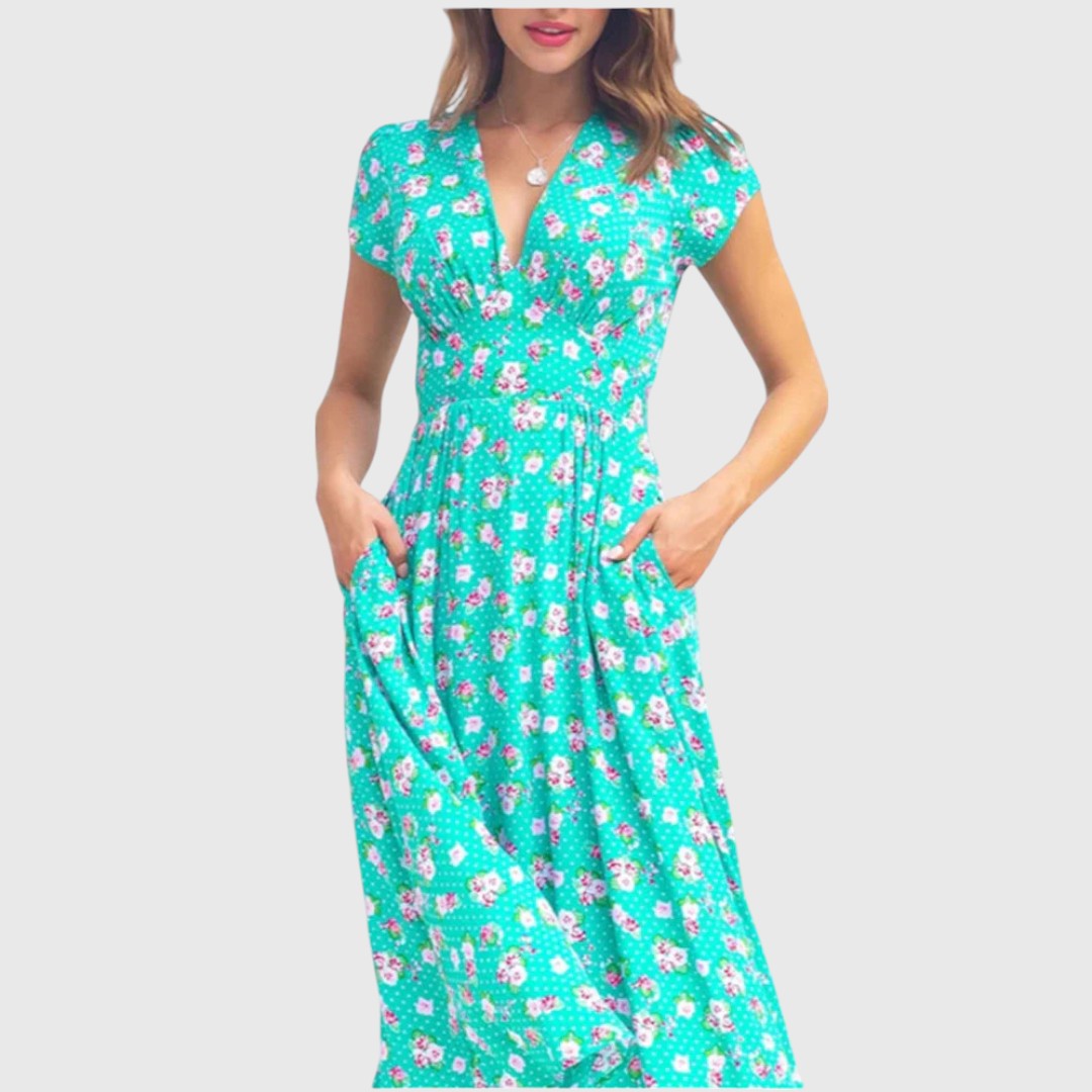 Imke - Floral Midi Dress