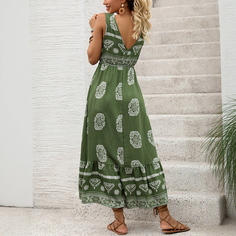 Idony – Boho Embroidered Maxi Dress