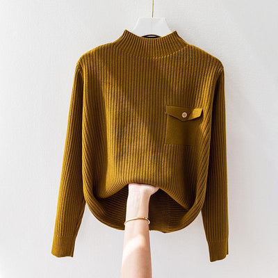 Sabrina – Ribbed Knit Sweater