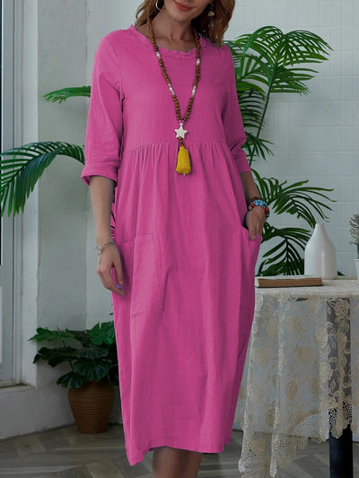 Meta – Relaxed Pocket Midi Dress