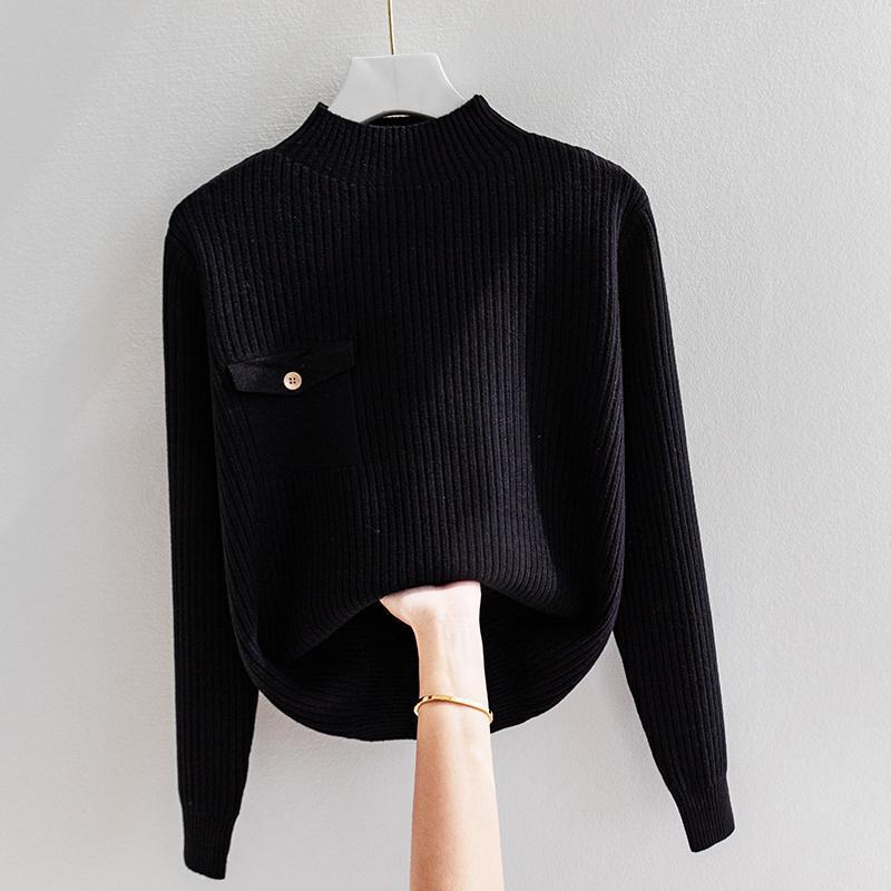 Sabrina – Ribbed Knit Sweater