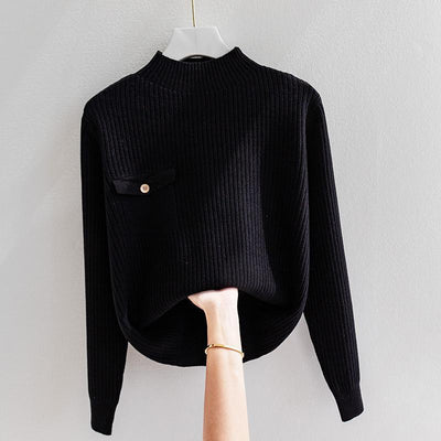 Sabrina – Ribbed Knit Sweater