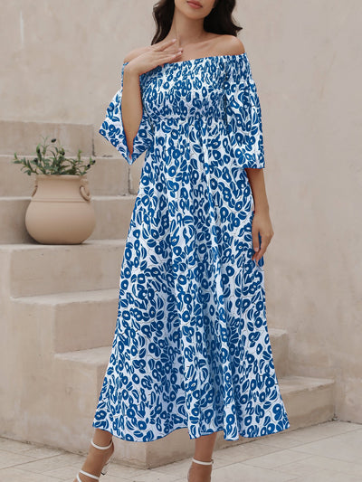 Honoria – Off-Shoulder Maxi Dress