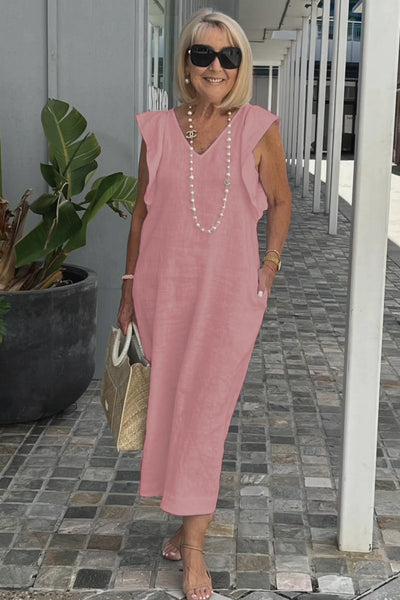 Ngozi – Relaxed Sleeveless Midi Dress