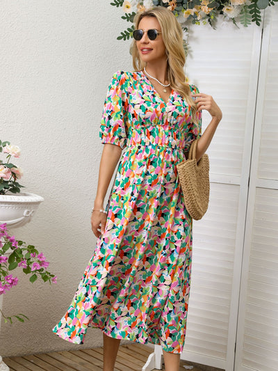 Senta – Garden Bloom Midi Dress