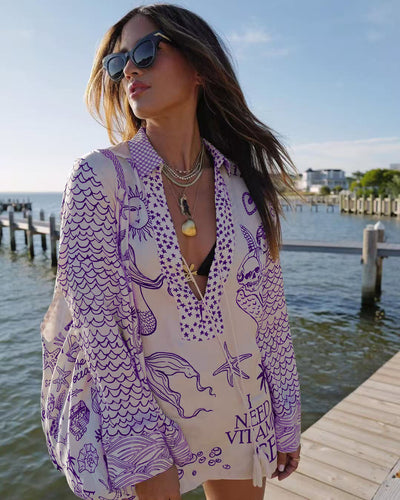 Torrin – Printed Beach Tunic Set