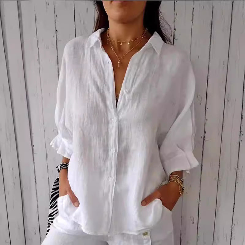 Kimberly – Relaxed Button-Up Shirt
