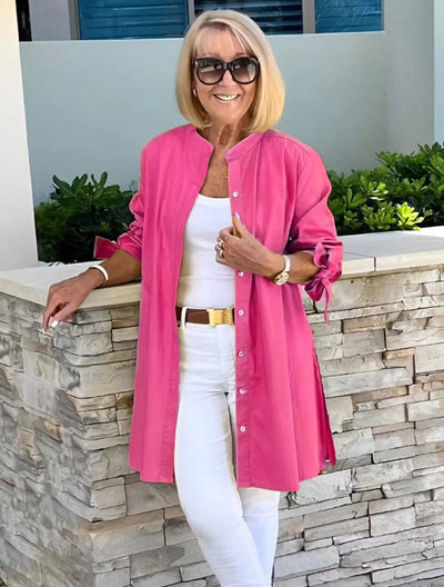 Tressa – Button-Front Tunic Jacket