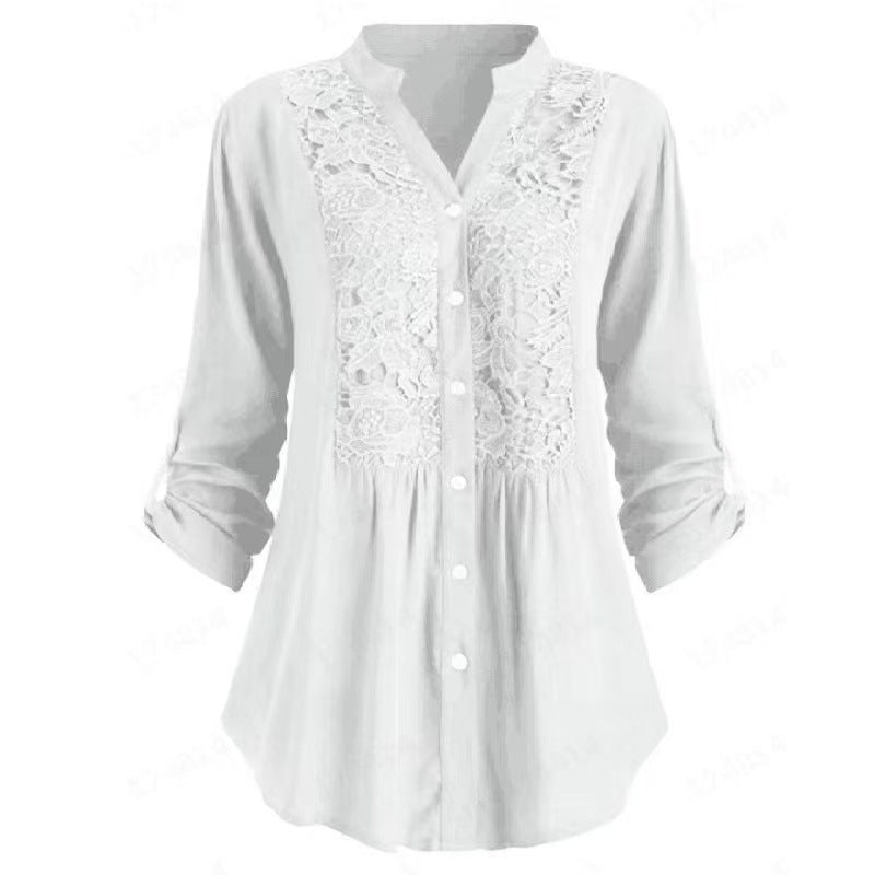 Jolanda – Embroidered Long Sleeve Blouse