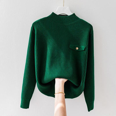 Sabrina – Ribbed Knit Sweater