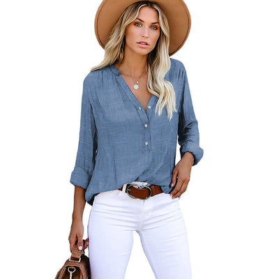 Dionne – Relaxed Button Blouse