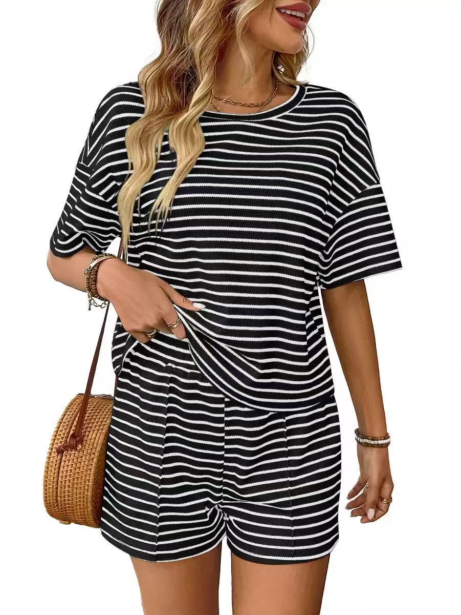 Gracina – Striped Lounge Co-Ord Set