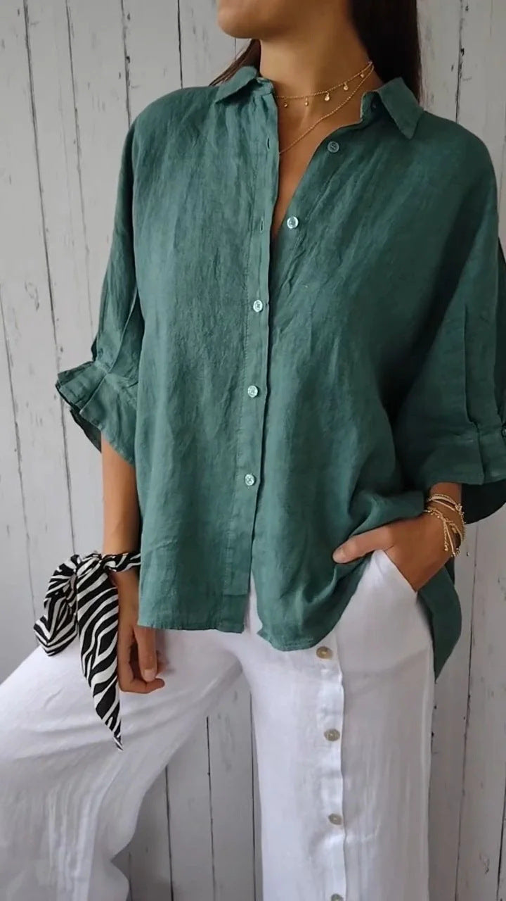 Kimberly – Relaxed Button-Up Shirt