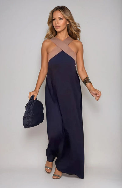 Adesewa – Cross Neck Maxi Dress