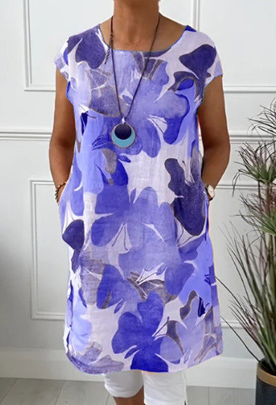 Delfina – Relaxed Floral Tunic Dress