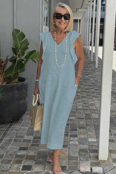 Ngozi – Relaxed Sleeveless Midi Dress