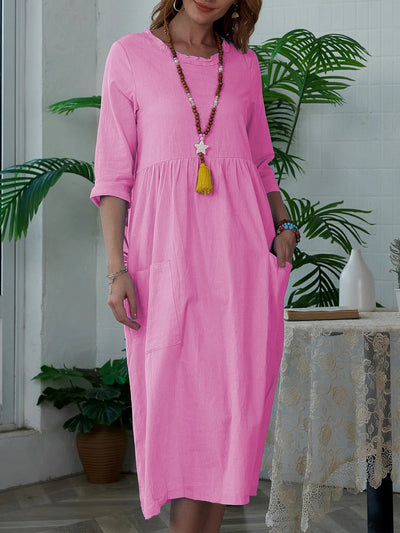 Meta – Relaxed Pocket Midi Dress