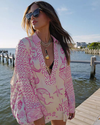 Torrin – Printed Beach Tunic Set