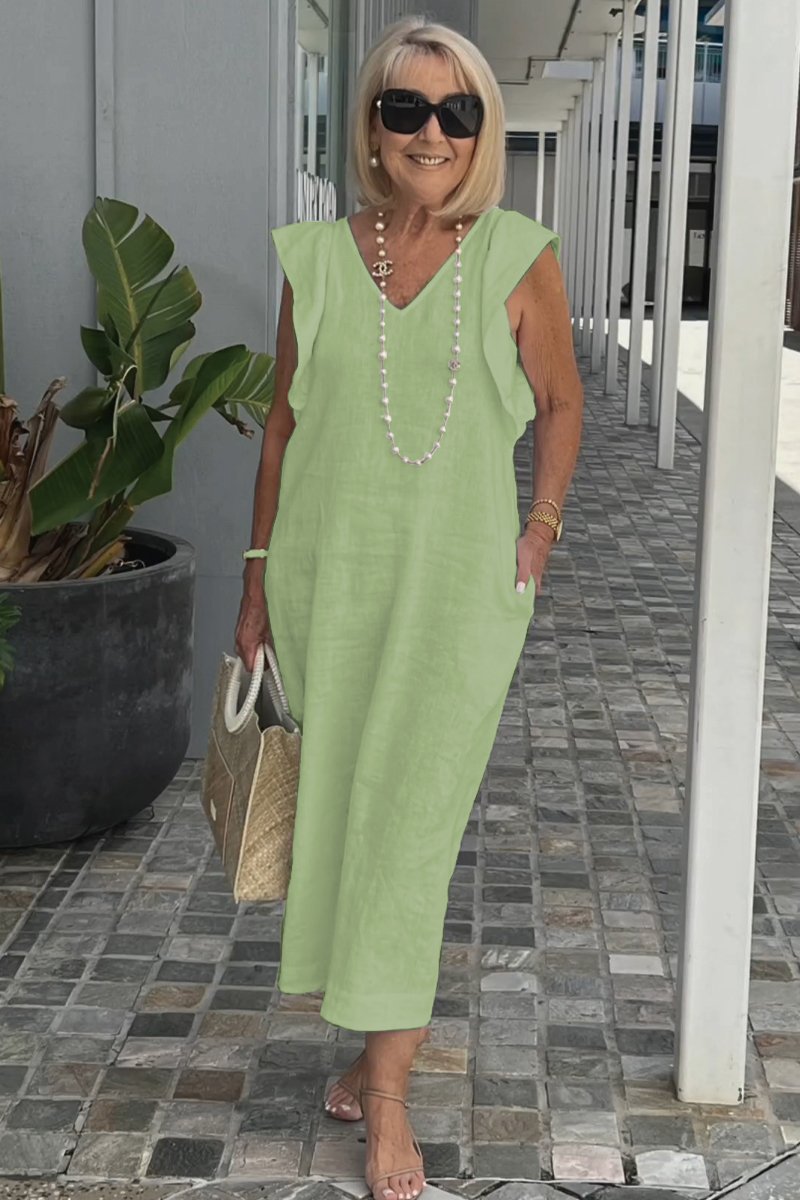 Ngozi – Relaxed Sleeveless Midi Dress