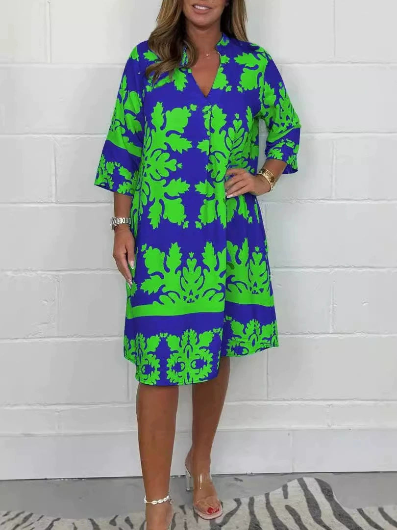 Elspeth – Baroque Shift Dress