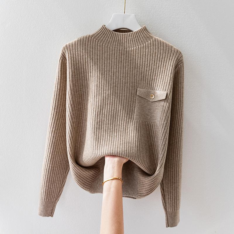 Sabrina – Ribbed Knit Sweater