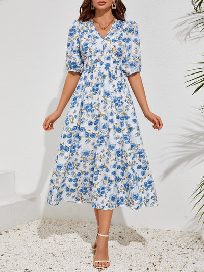 Senta – Garden Bloom Midi Dress