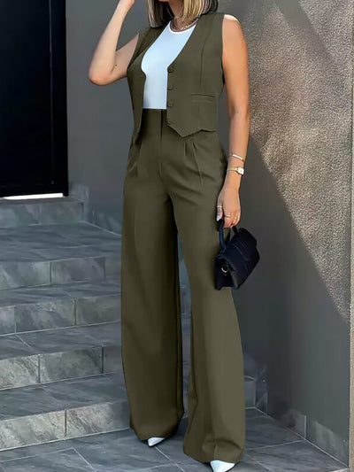 Eulita – Tailored Waistcoat Trousers Set