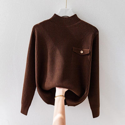 Sabrina – Ribbed Knit Sweater