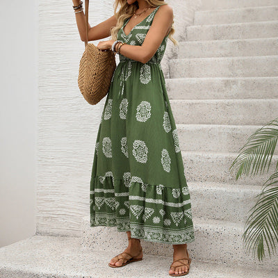 Idony – Boho Embroidered Maxi Dress