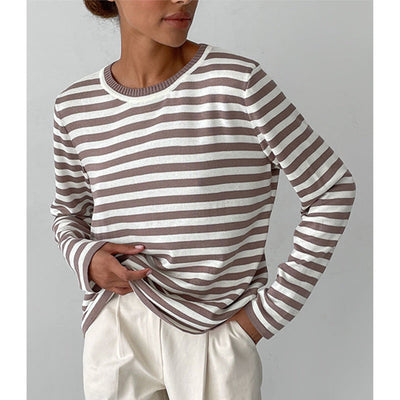 Sable – Classic Striped Knit Top