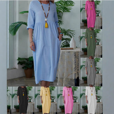 Meta – Relaxed Pocket Midi Dress