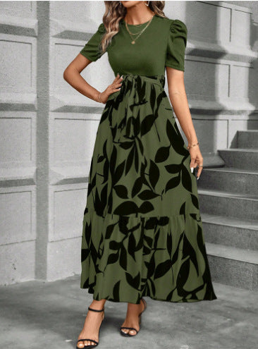 Jovie – Puff Sleeve Tiered Maxi Dress