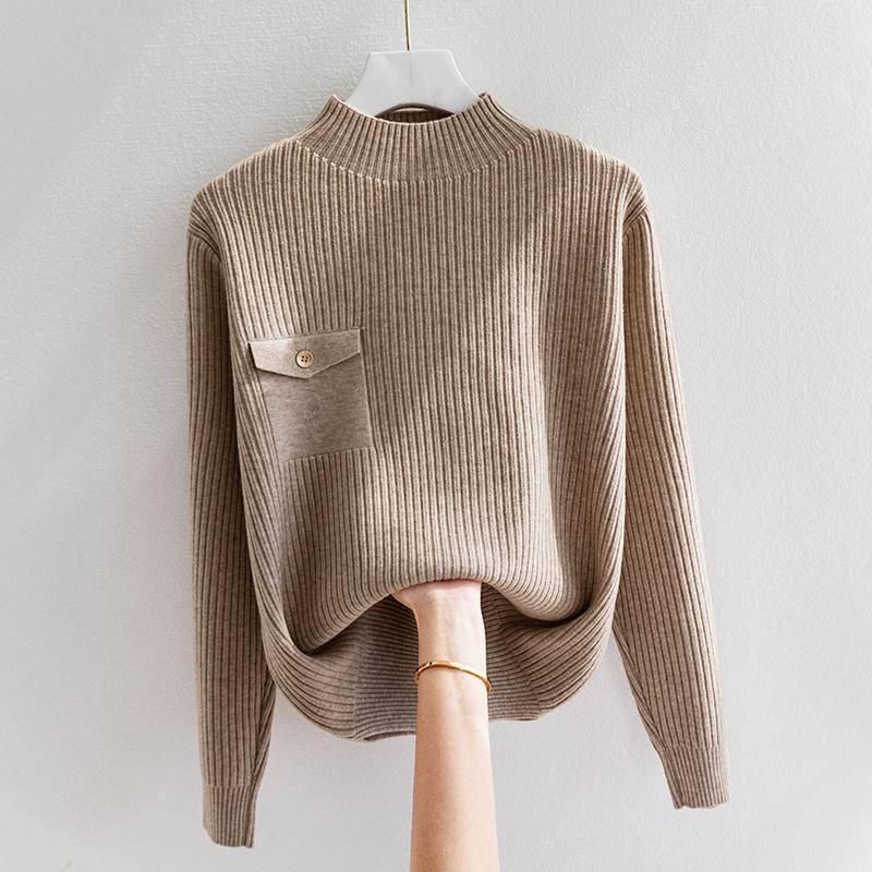 Sabrina – Ribbed Knit Sweater