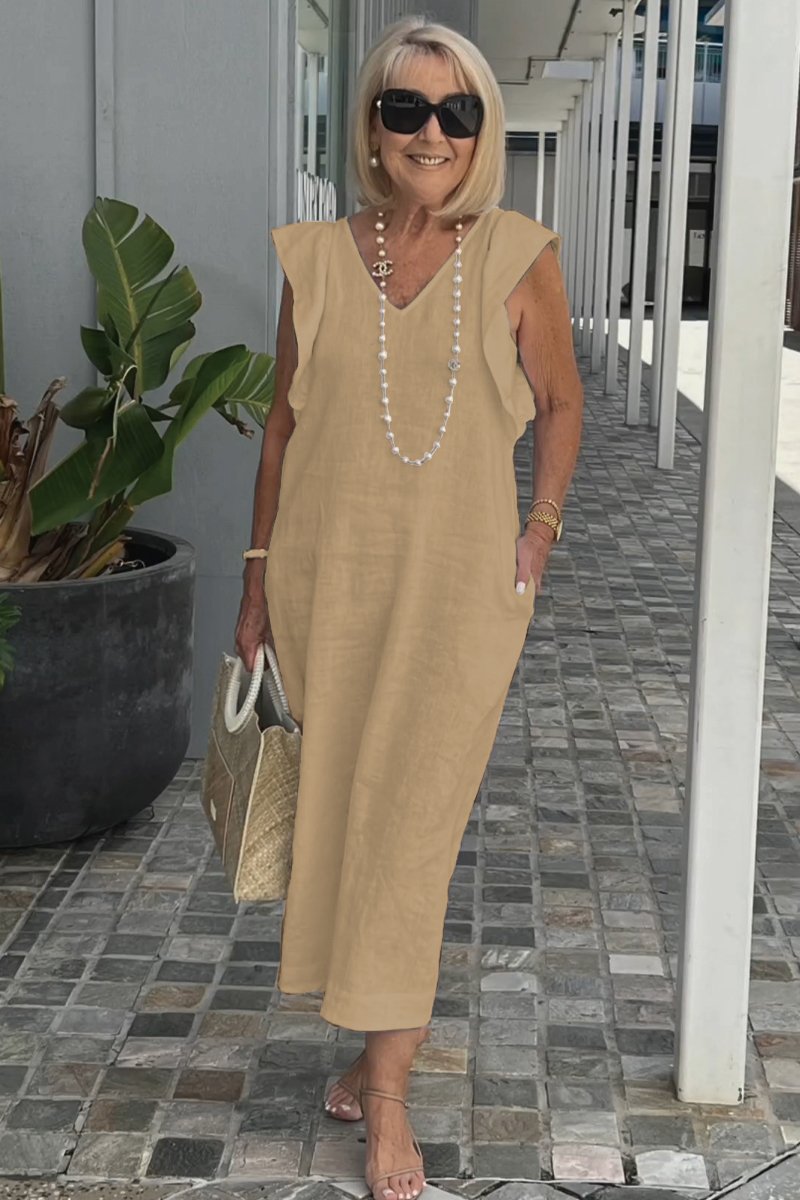 Ngozi – Relaxed Sleeveless Midi Dress