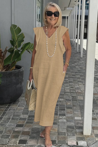 Ngozi – Relaxed Sleeveless Midi Dress
