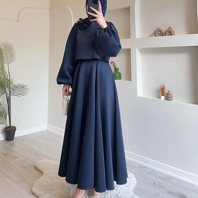 Fiora – Elegant Flared Modest Dress