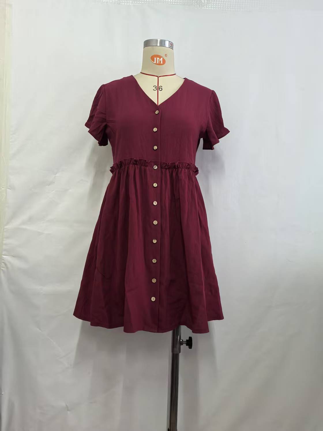 Liliosa – Button-Down Short Sleeve Dress