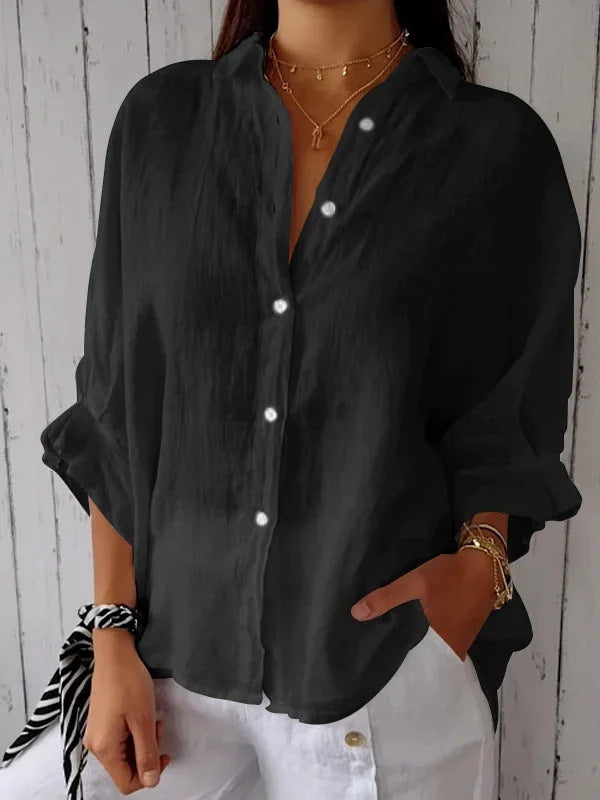 Kimberly – Relaxed Button-Up Shirt