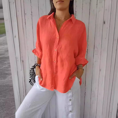 Kimberly – Relaxed Button-Up Shirt