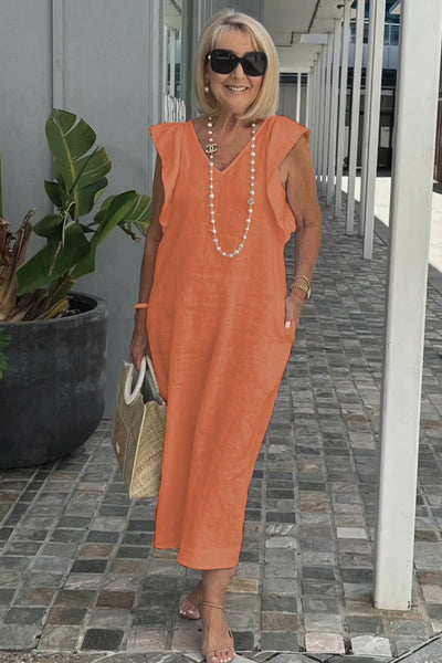 Ngozi – Relaxed Sleeveless Midi Dress