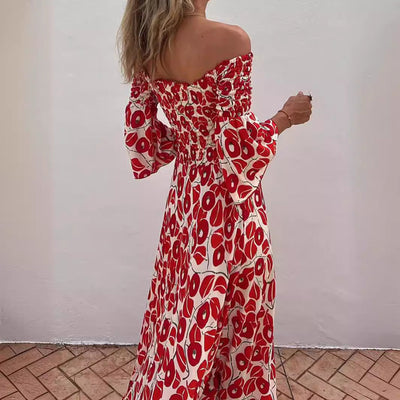 Honoria – Off-Shoulder Maxi Dress