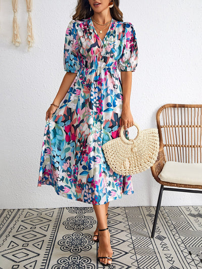 Senta – Garden Bloom Midi Dress