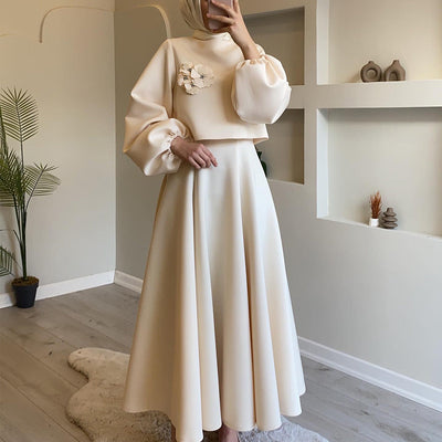 Fiora – Elegant Flared Modest Dress