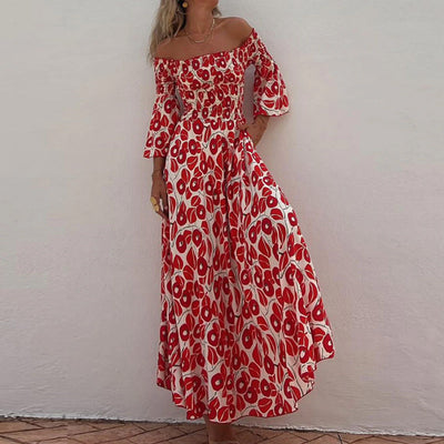 Honoria – Off-Shoulder Maxi Dress