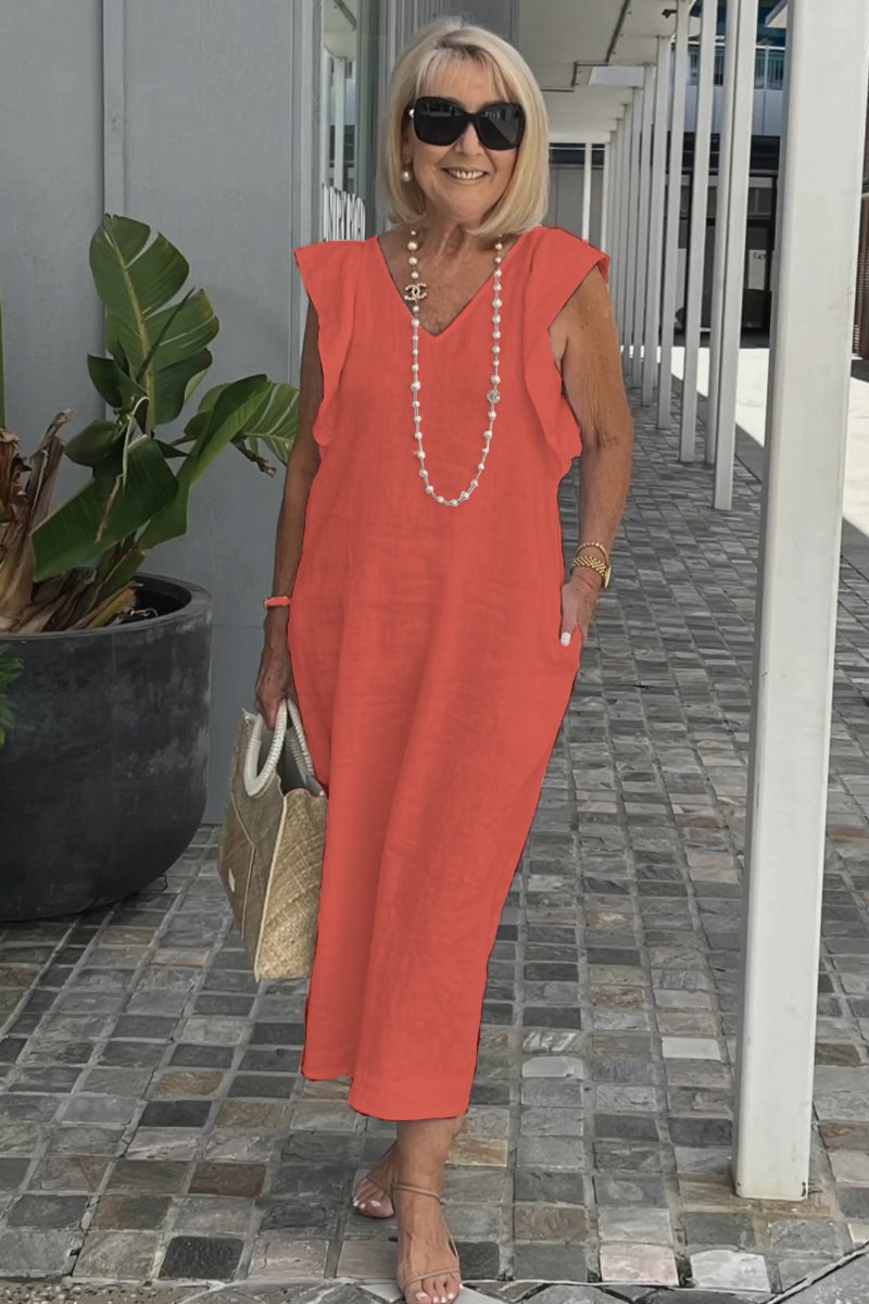 Ngozi – Relaxed Sleeveless Midi Dress
