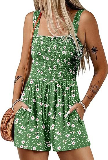 Fayra – Smocked Floral Jumpsuit