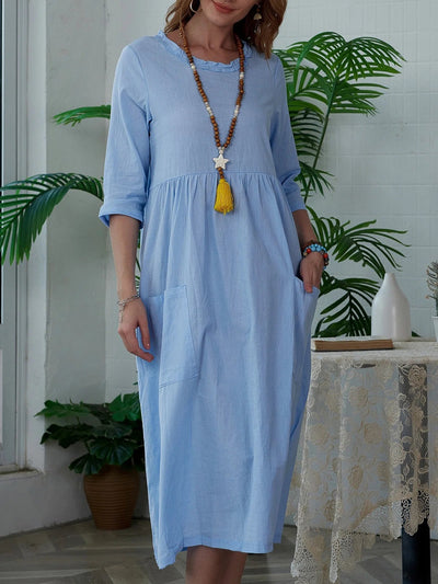 Meta – Relaxed Pocket Midi Dress