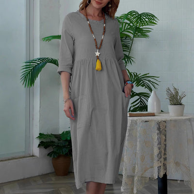 Meta – Relaxed Pocket Midi Dress