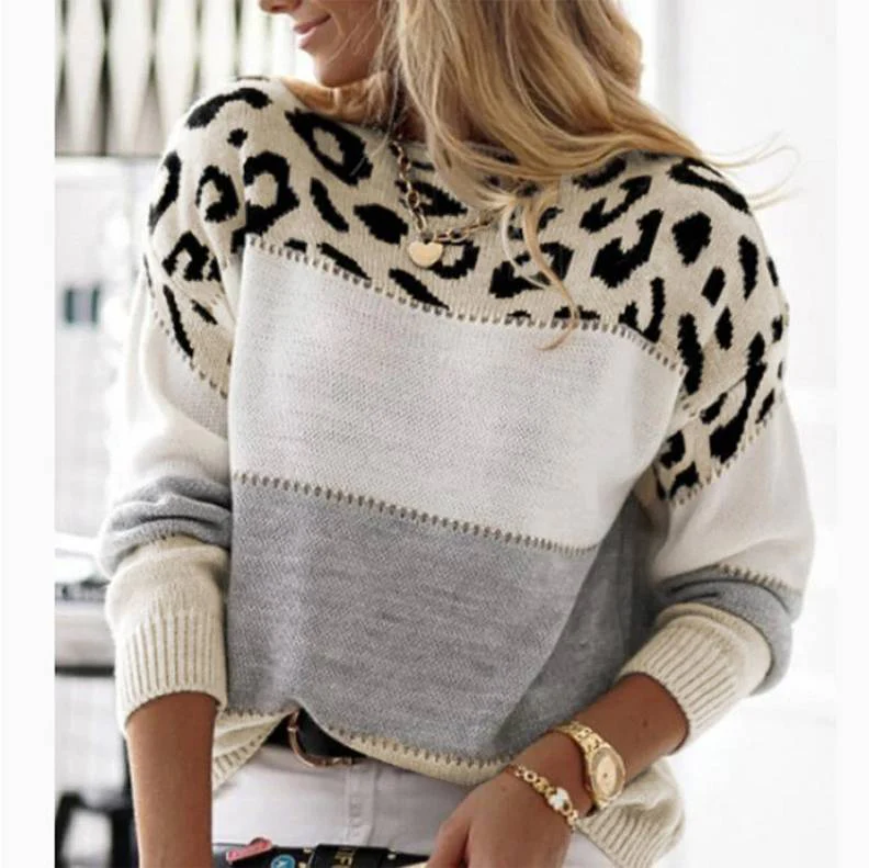 Kay - Casual Leopard Sweater