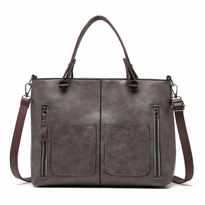 Lina™ - Vintage Leather Shoulder Bag